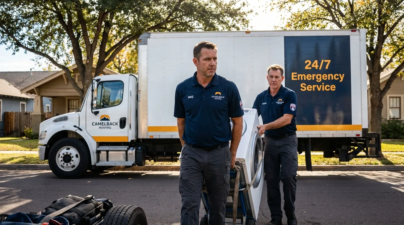CamelBack Moving crew loading furniture in Yoncalla, OR
