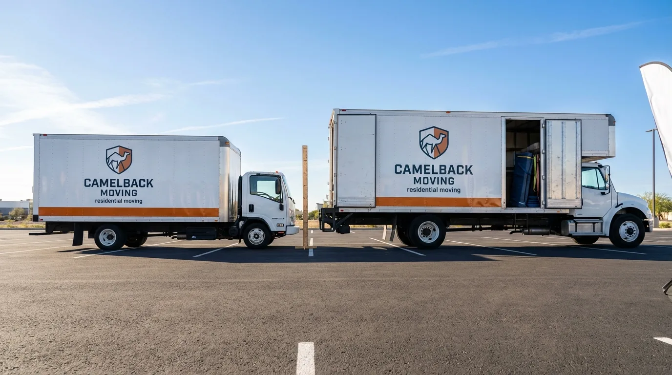 Moving truck size capacity guide in Yoncalla